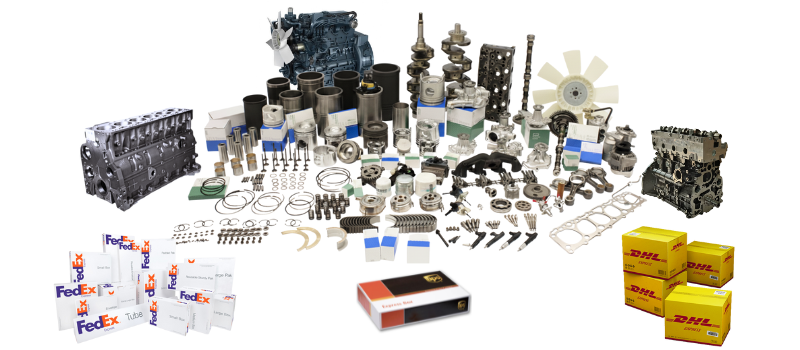 Importacion de repuestos de motor - DHL - Fedex - UPS